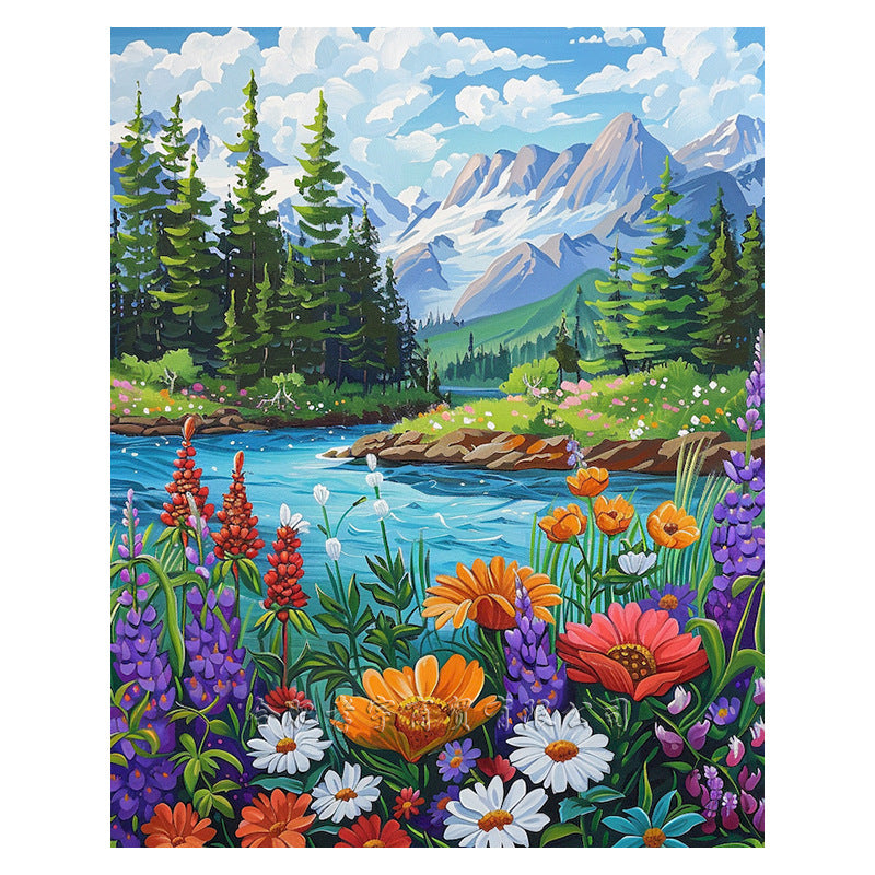 Diamond Beautiful Landscape DIY Handmade Living Room Entrance Decorative Painting My Store