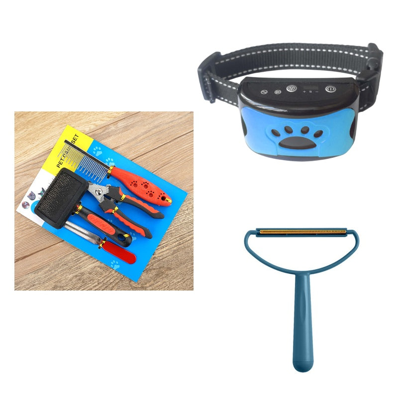 Dog Training Collar Waterproof Electric Pet Remote Control Rechargeable Dogs Trainer Bark Arrester With Shock Vibration Sound My Store