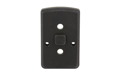 Arisaka Defense Optic Plate - For Docter/Vortex - Fits Arisaka Offset Optic Mount - Anodized Finish - Black Atomic Defense