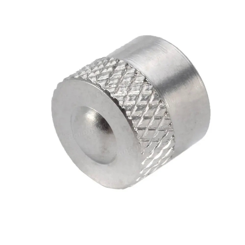 DSYCAR 4Pcs/Lot Aluminum Knurling Tire Valve Stem Caps | Dustproof Car Air Valve Covers