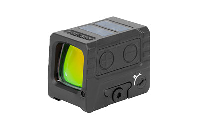 Holosun Technologies AEMS Micro - Gold Dot - Enclosed Pistol Sight - 2 MOADot and 32 MOA Circle - Anodized Finish - Black - Includes RMSc-AEMS MICRO Adapter Plate