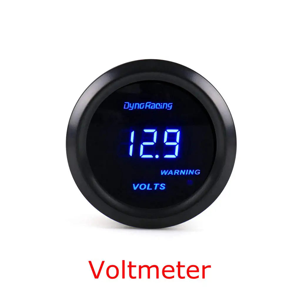 Dynoracing 52mm Digital Car Gauge Set | Turbo Boost Oil Temp Voltmeter Tachometer MyPetiteCar.com