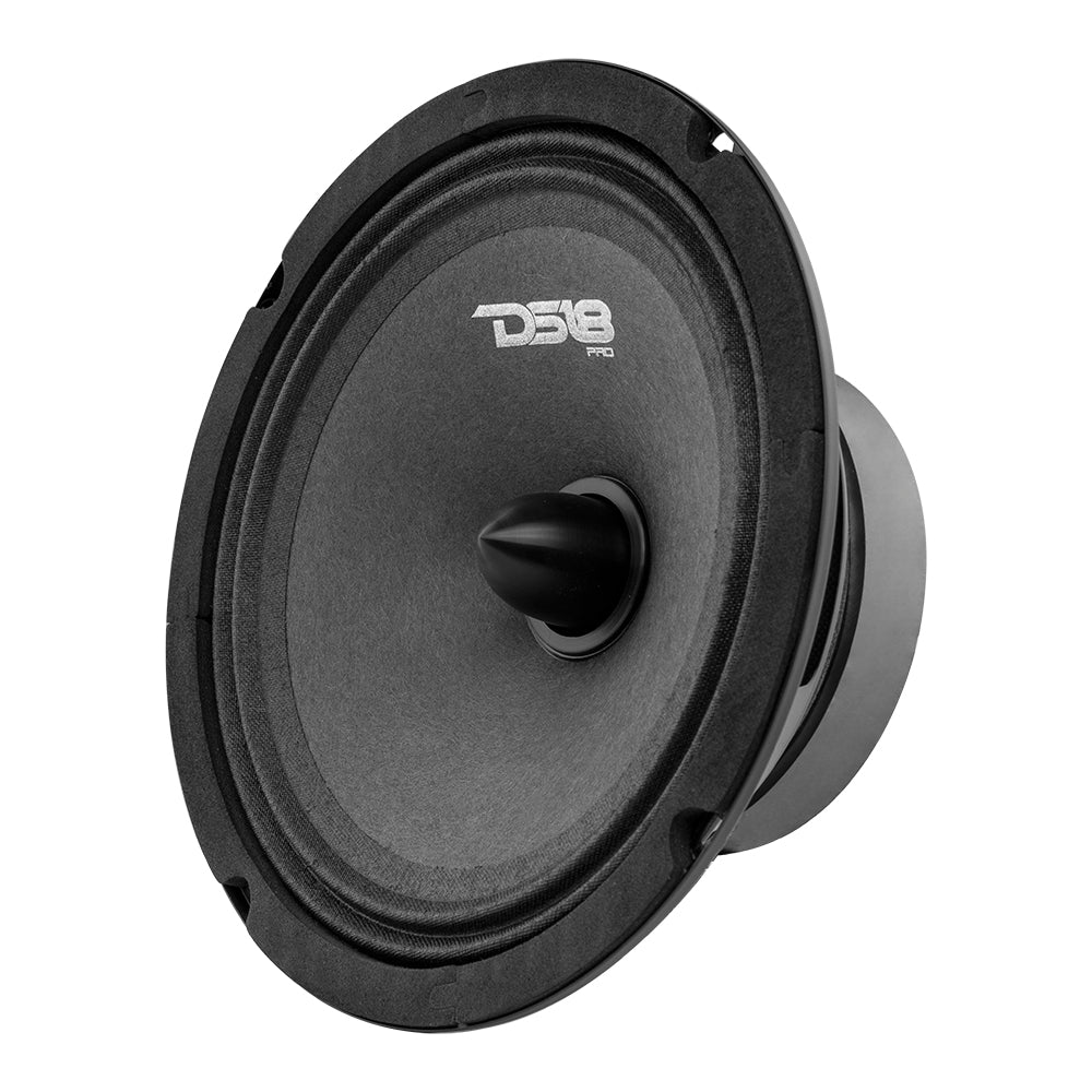 DS18 PRO-B6.4 6.5" Mid-Range Car Audio Loudspeaker with Bullet 120 Watts 4-Ohm DS18