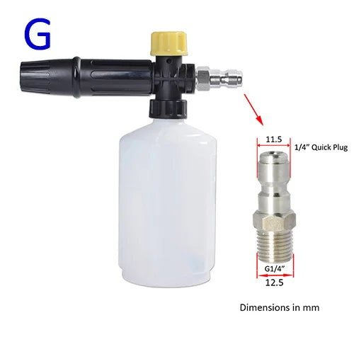 Snow Foam Lance Cannon for Karcher Daewoo Makita Huter Pressure Washers
