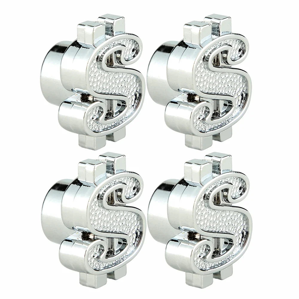 4Pcs Universal Cross Tire Valve Caps | Car Truck SUV Motorcycle Dust Cover MyPetiteCar.com