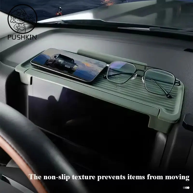 Dashboard Rear Storage Box | Silicone Sunshade for Haval H9 MKII 2025 2026 MyPetiteCar.com