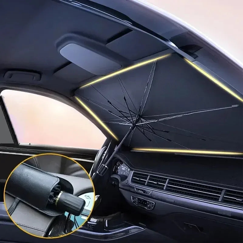 KKJOY Car Sunshade | Front Windshield and Side Window Sun Protection MyPetiteCar.com