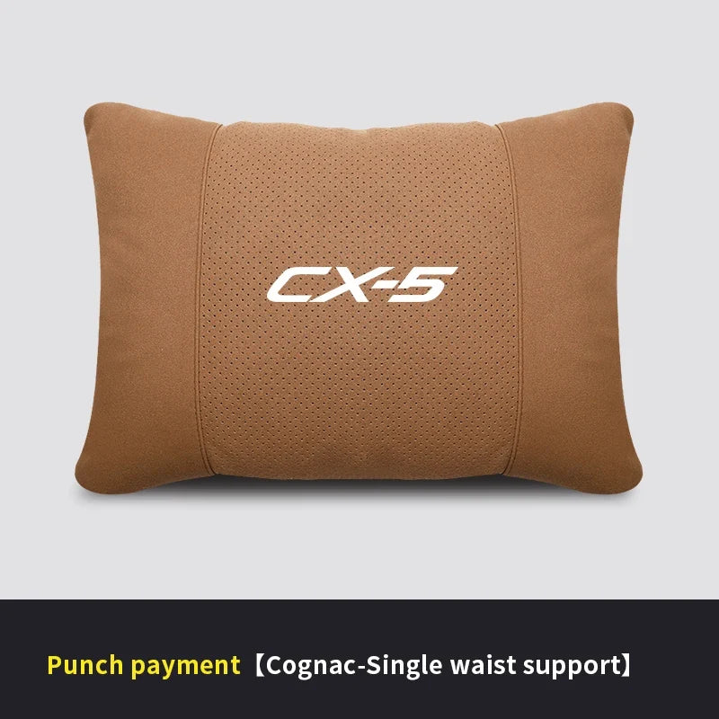 Suede Car Headrest Neck Pillow | Maybach S-Class Inspired Design MyPetiteCar.com