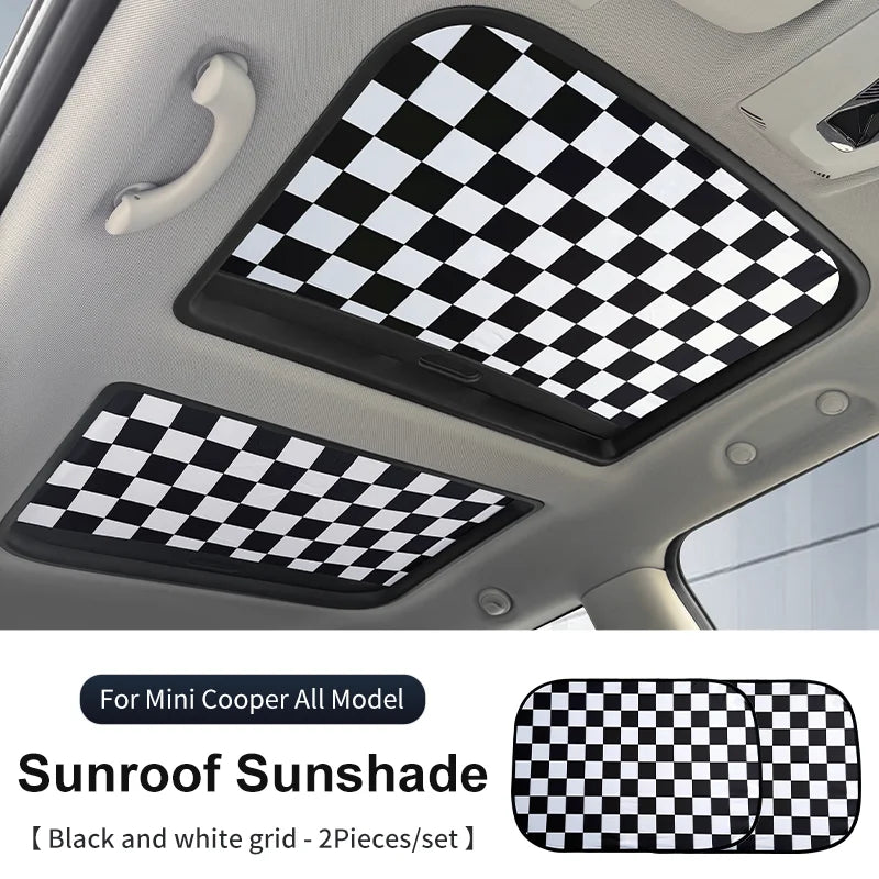 Mini Cooper Sunroof Sunshade Cover | UV Protection Heat Shield Foldable