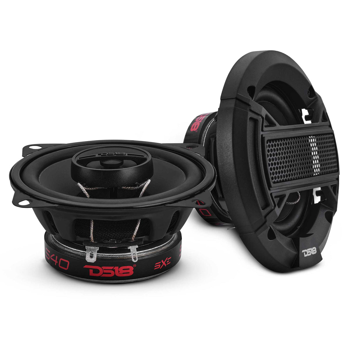 SELECT 4” 2-Way Coaxial Speaker with Grille | 40W RMS 4-Ohm DS18