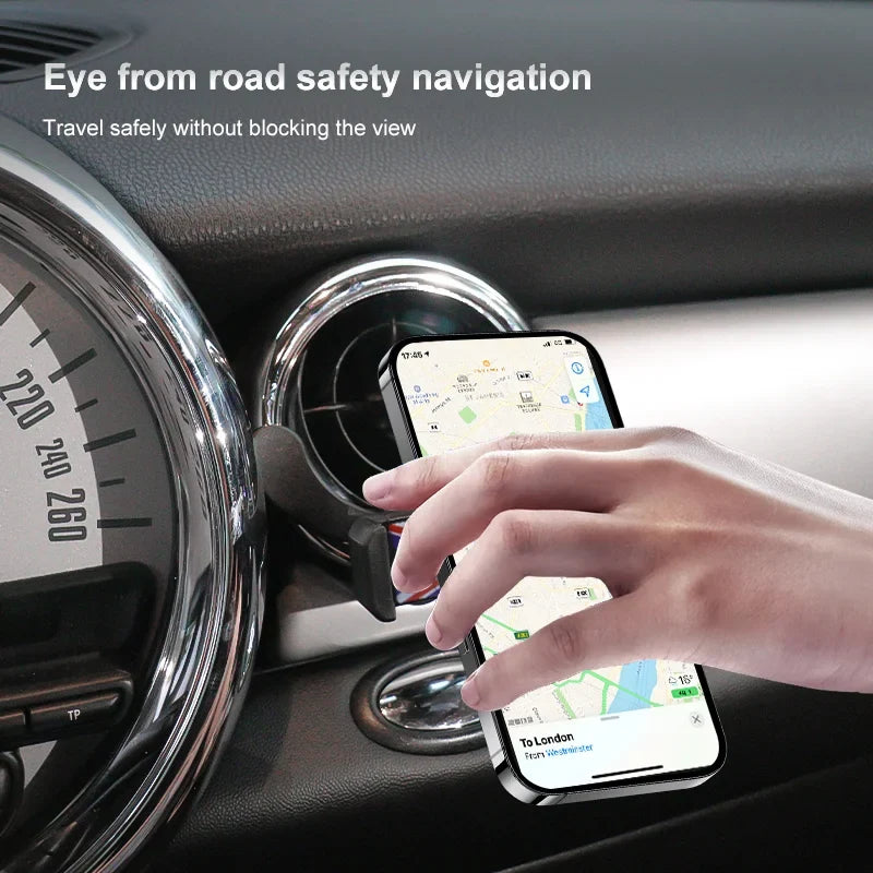 MINI Cooper Car Air Vent Phone Holder | Secure Dashboard Mount for Select Models
