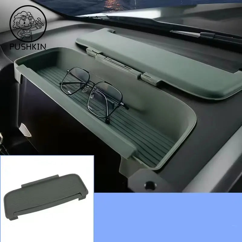 Dashboard Rear Storage Box | Silicone Sunshade for Haval H9 MKII 2025 2026 MyPetiteCar.com