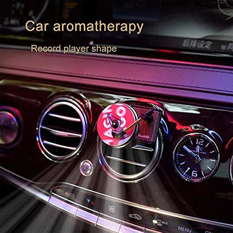 Car Air Freshener Record Player Turntable Car Perfume Clip Vinyl Phonograph Air Vent Outlet Aromatherapy Clip Smell Diffuser MyPetiteCar.com