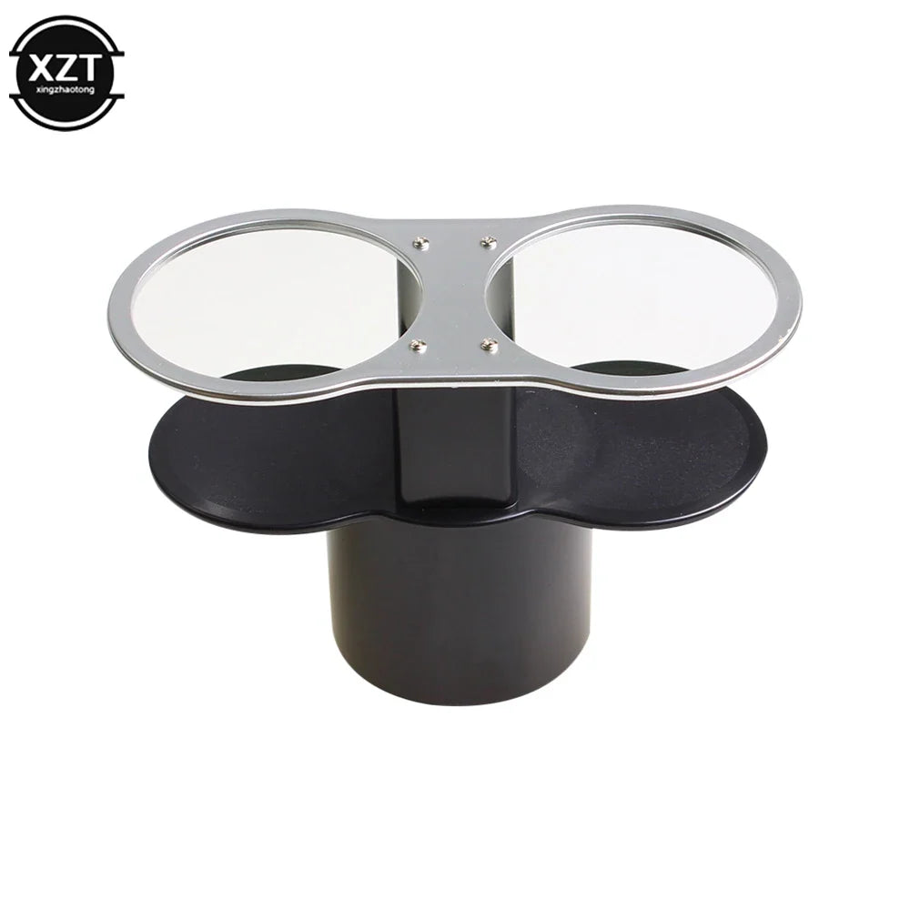 Universal Car Cup Holder Double Hole Drinks Holders | Automotive Mount Holder Stand