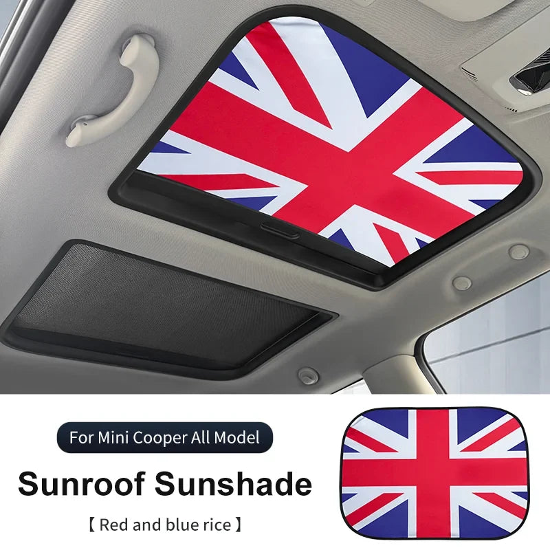 Mini Cooper Sunroof Sunshade Cover | UV Protection Heat Shield Foldable