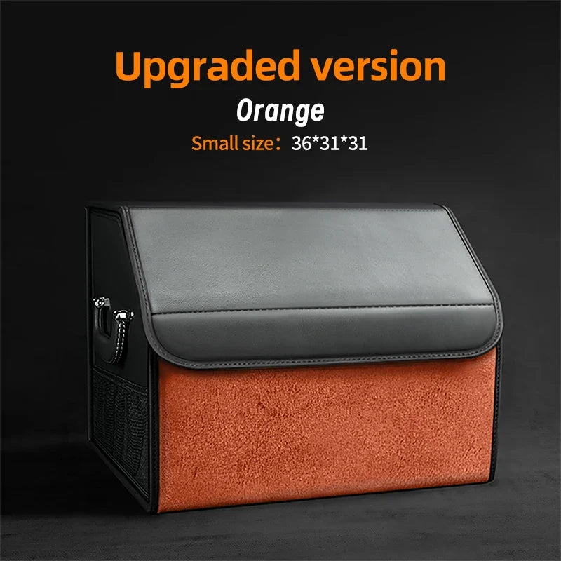 Car Trunk Organizer | Large Capacity Suede Foldable Storage Box MyPetiteCar.com