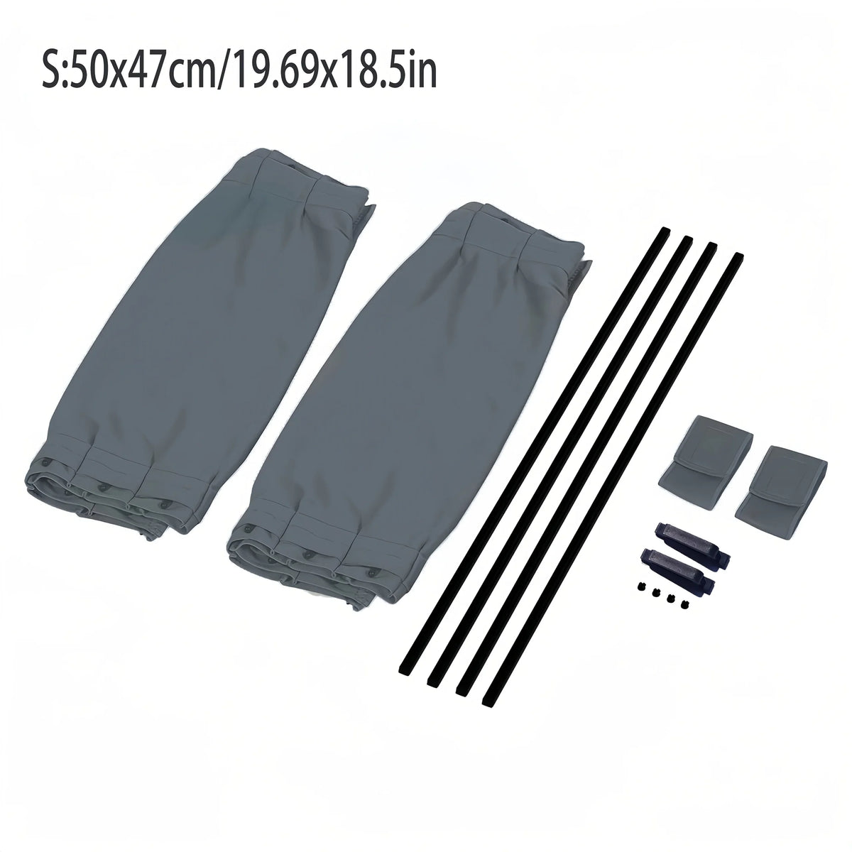 Car Window Shades 2pcs Universal Foldable Sun Visor UV Protection MyPetiteCar.com