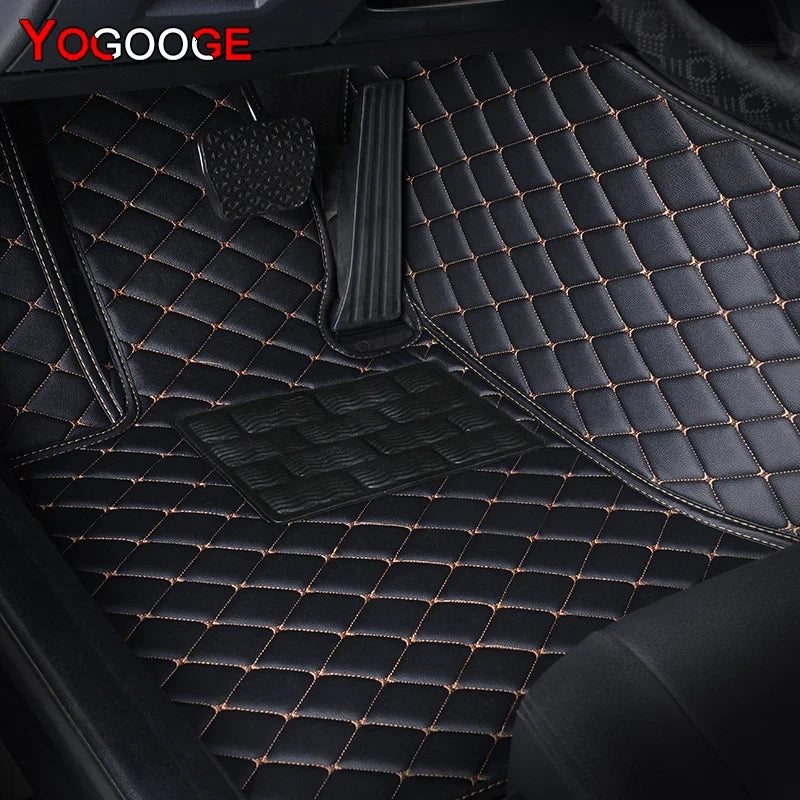 YOGOOGE Custom Car Floor Mats For VW GOLF IV V 1997-2008 4th 5th Auto Carpets Foot Coche Accessorie MyPetiteCar.com