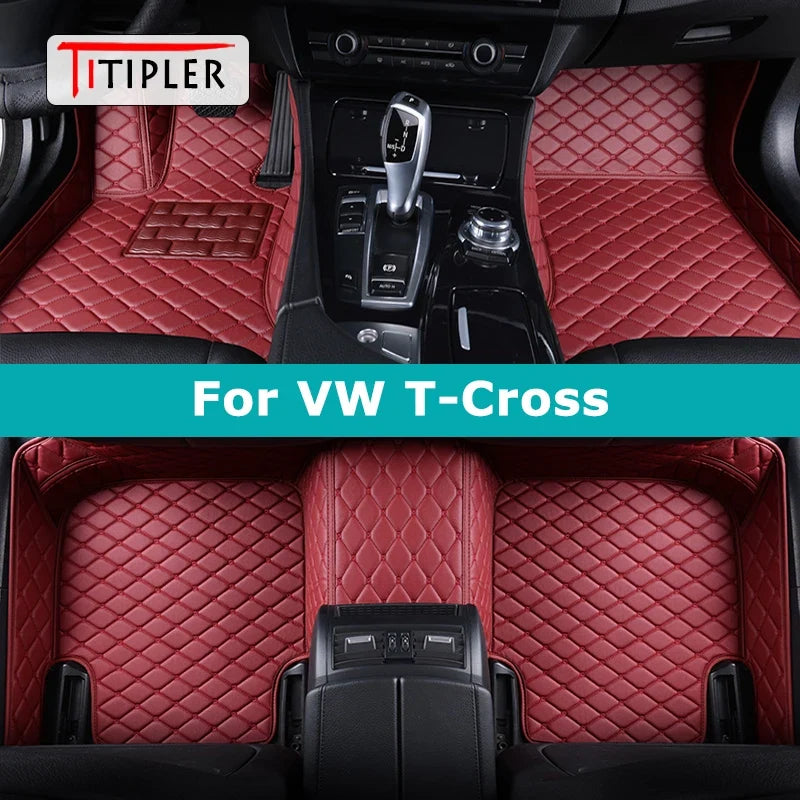 Custom Car Floor Mats for VW T-Cross 2018-2023
