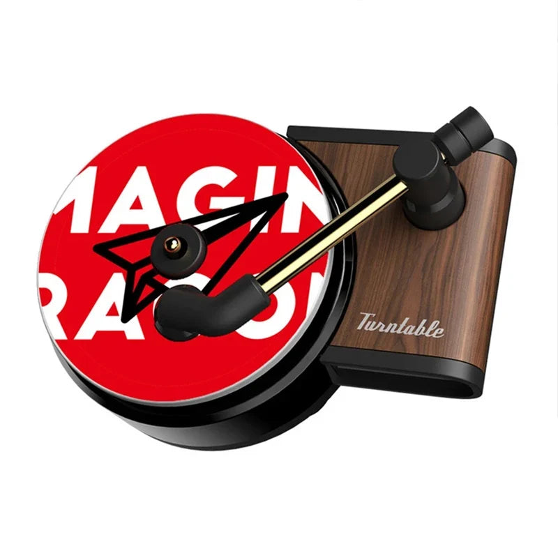 Car Air Freshener Record Player Turntable Car Perfume Clip Vinyl Phonograph Air Vent Outlet Aromatherapy Clip Smell Diffuser MyPetiteCar.com