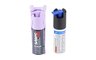 Sabre Quick Grip | Pepper Spray | .54oz | Pepper Spray Kit with Finger Loop and Practice Spray | Black | Aerosol Can Atomic Defense