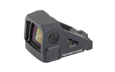 Sig Sauer ROMEO MDC | Red Dot Sight | 25mm Objective | 3 MOA Dot | RMSc Footprint | Matte Finish | Black Atomic Defense