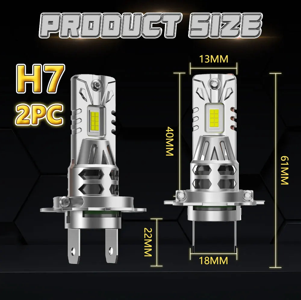 H7 H4 LED Canbus Headlight Bulb 1000W Ultra Powerful Spotlight Motorcycle Lamp Ampoule LED H7 High Power Turbo Automobile Lights MyPetiteCar.com