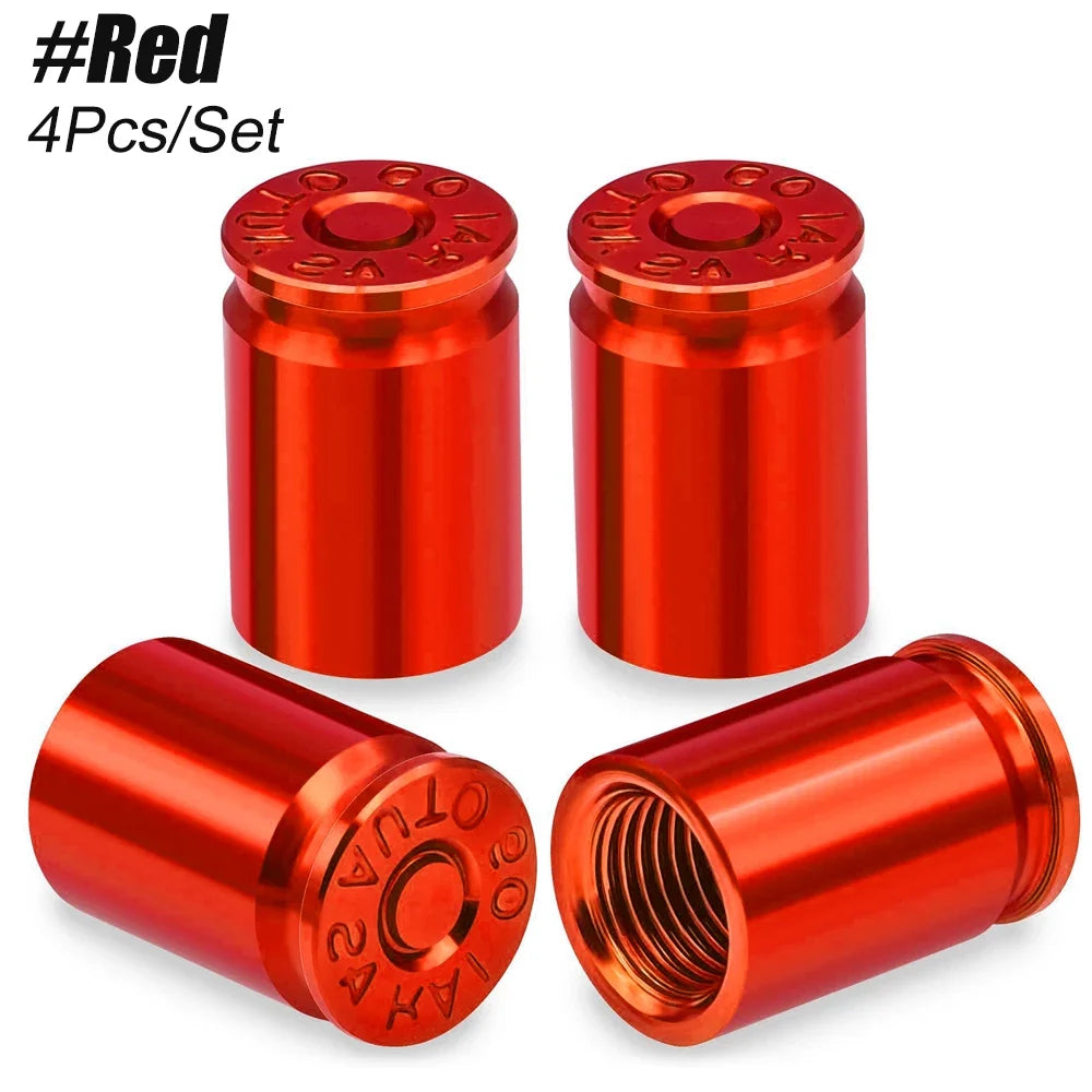 4PCS Tire Valve Stem Caps | Universal Leak Proof Stem Covers for Car SUV Truck Bicycle Motorcycles MyPetiteCar.com