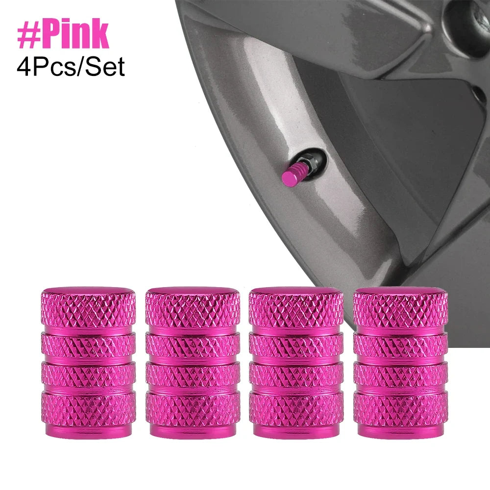 Aluminum Tire Valve Caps | Dustproof Universal Stem Covers for Cars, Bikes, Trucks, Motorcycles MyPetiteCar.com