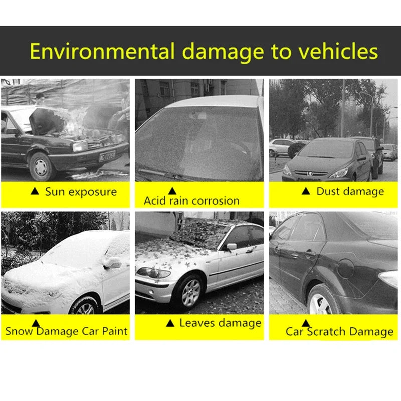 Universal Car Cover | All-Weather Outdoor Protection for Hatchback, Sedan, and SUV