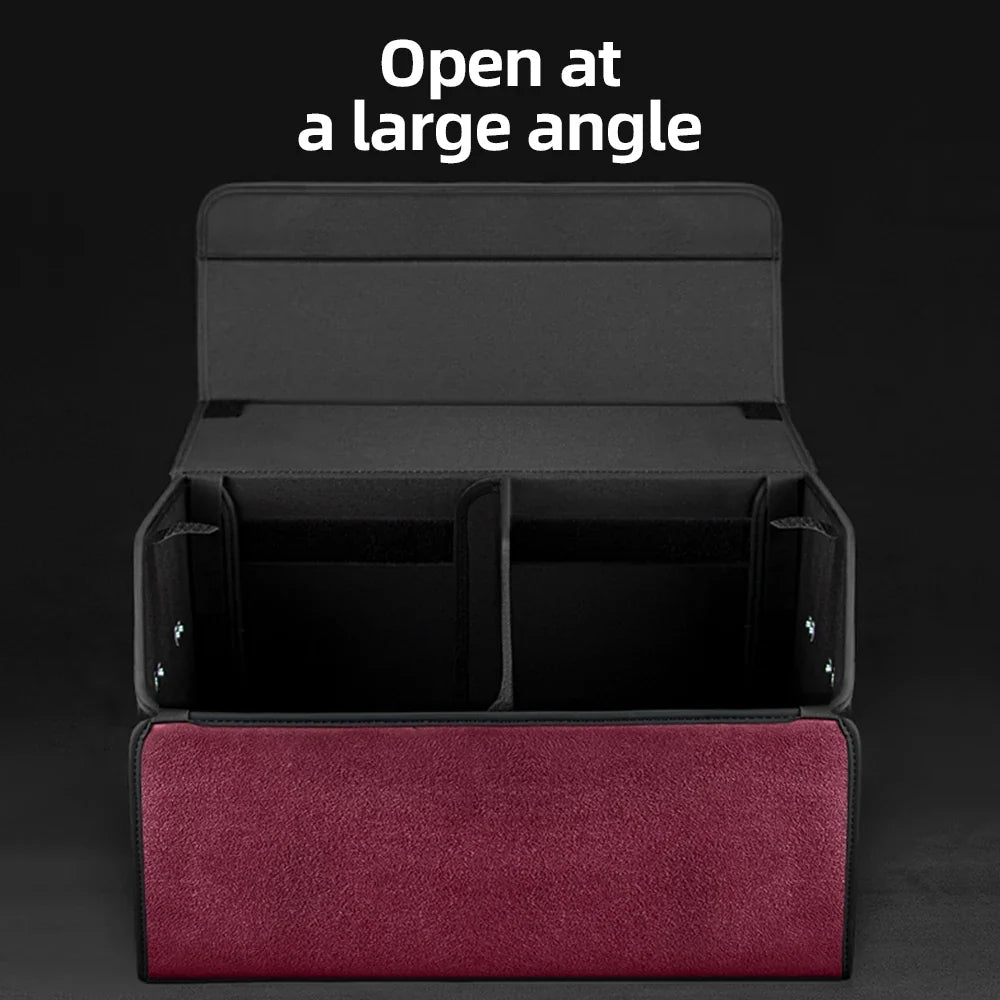 Car Trunk Organizer | Large Capacity Suede Foldable Storage Box MyPetiteCar.com
