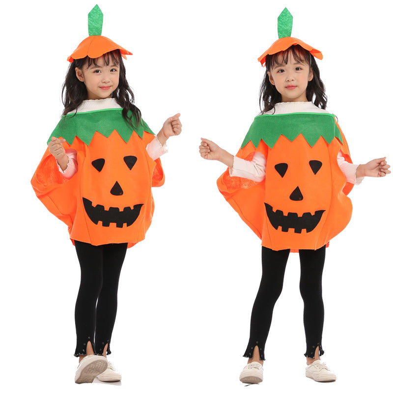 Halloween Costume Child Pumpkin Festival Props