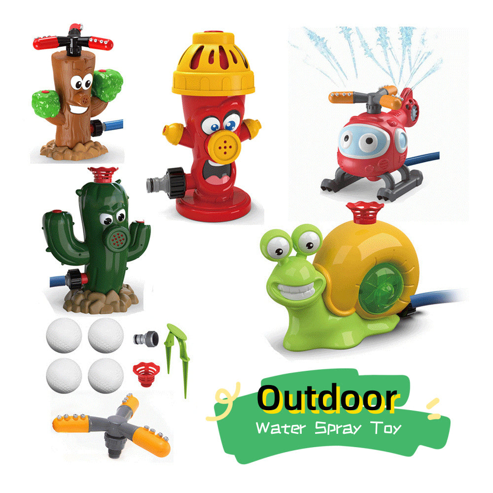 Cartoon Splash Sprinkler Toy for Kids