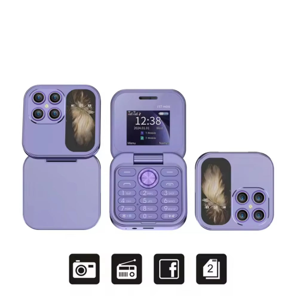 Folding Screen Dual Card Dual Standby 2G Mobile Phone