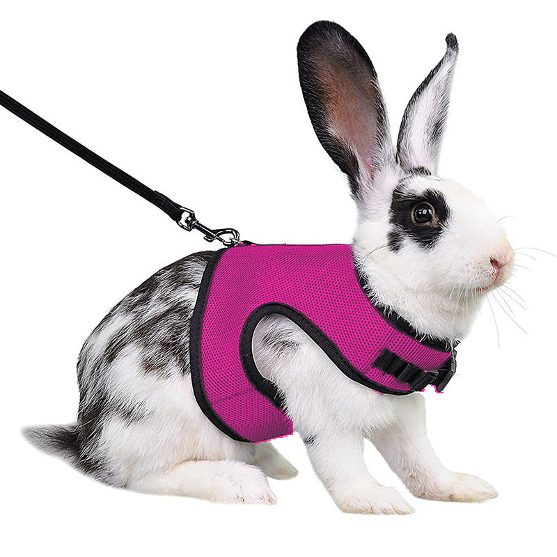 Guinea Pig Rabbit Rope Minipet Traction Vest Chest Back