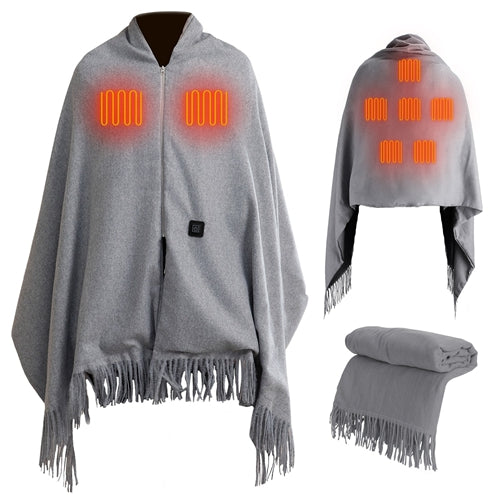 USB Heated Shawl, 77"x24", 3 Heat Levels GBruno Store