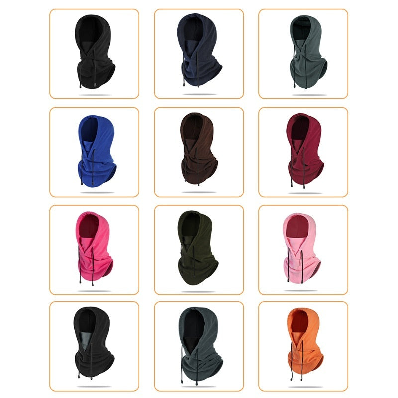 Outdoor Riding Hat Windproof Coldproof Warm Scarf Mask Integrated Masked Cap