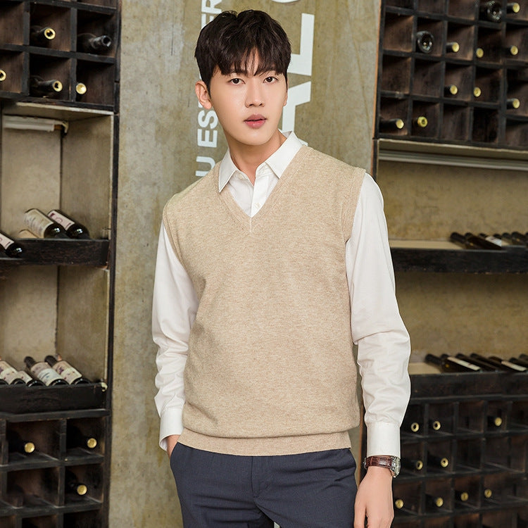Pullover Knitting Men's Vest Autumn And Winter Clothing My Store