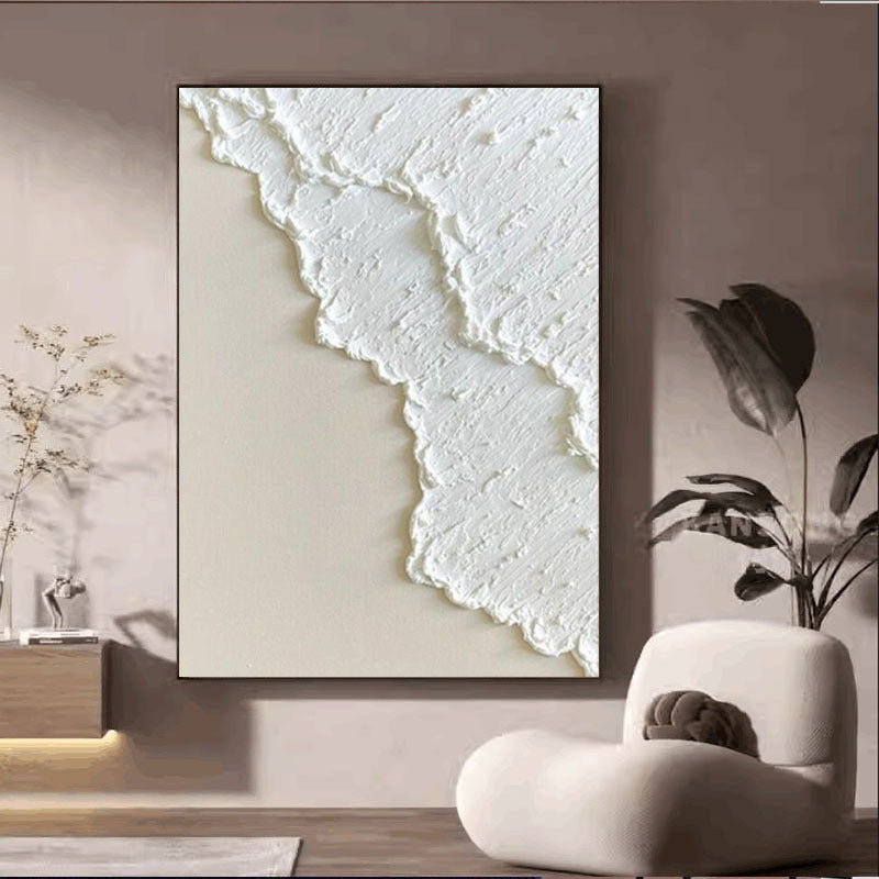 Hand Painted Three-dimensional Oil Painting Niche White My Store