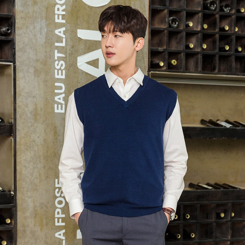 Pullover Knitting Men's Vest Autumn And Winter Clothing My Store