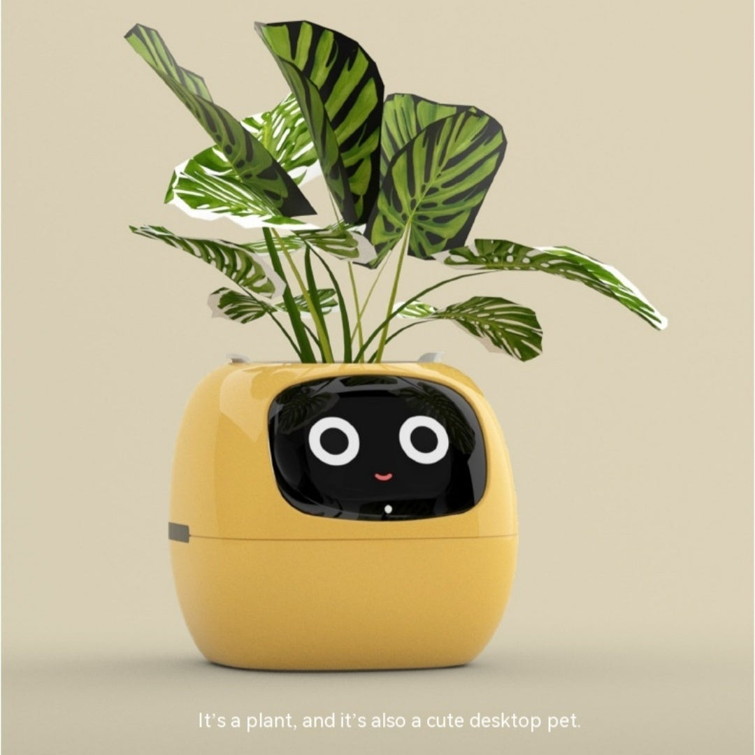 Smart AI Planter with Expressions and Sensors