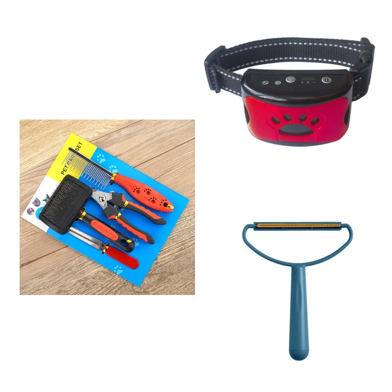 Dog Training Collar Waterproof Electric Pet Remote Control Rechargeable Dogs Trainer Bark Arrester With Shock Vibration Sound My Store