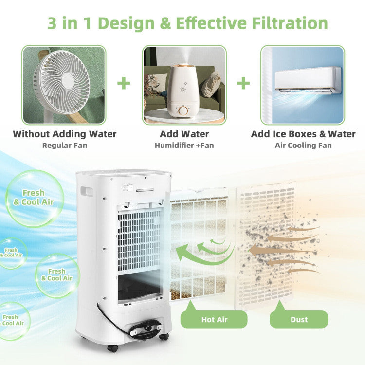 4-in-1 Portable Air Cooler with Timer & 3 Modes DirectDeals