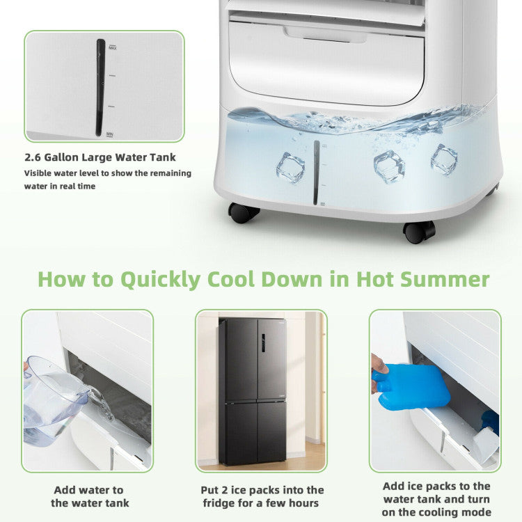 4-in-1 Portable Air Cooler with Timer & 3 Modes DirectDeals
