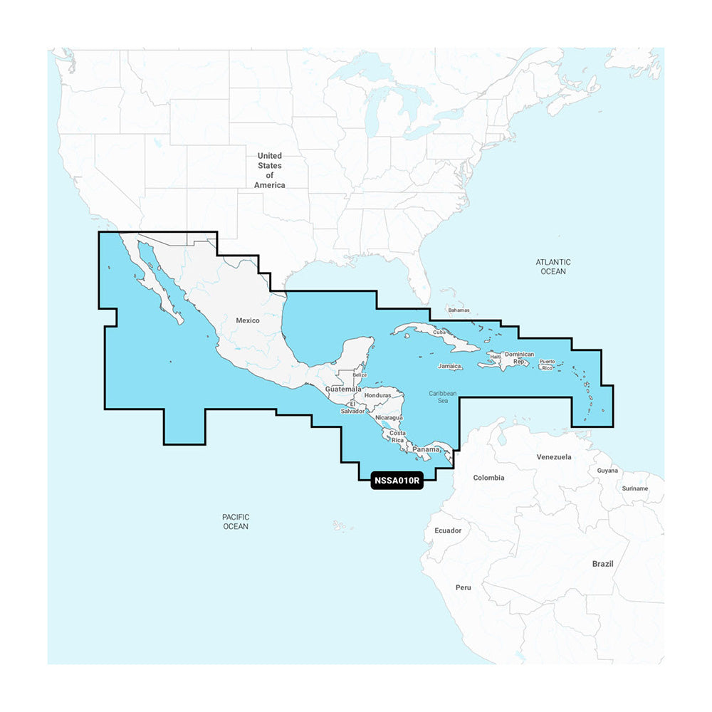 Garmin Navionics+ NSSA010R Central America  Caribbean TRAPSKI