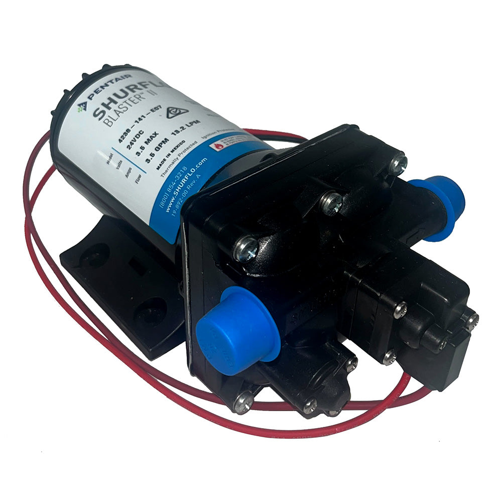 Shurflo by Pentair Blaster II Washdown Pump - 24 VDC - 3.5 GPM - 45 PSI TRAPSKI