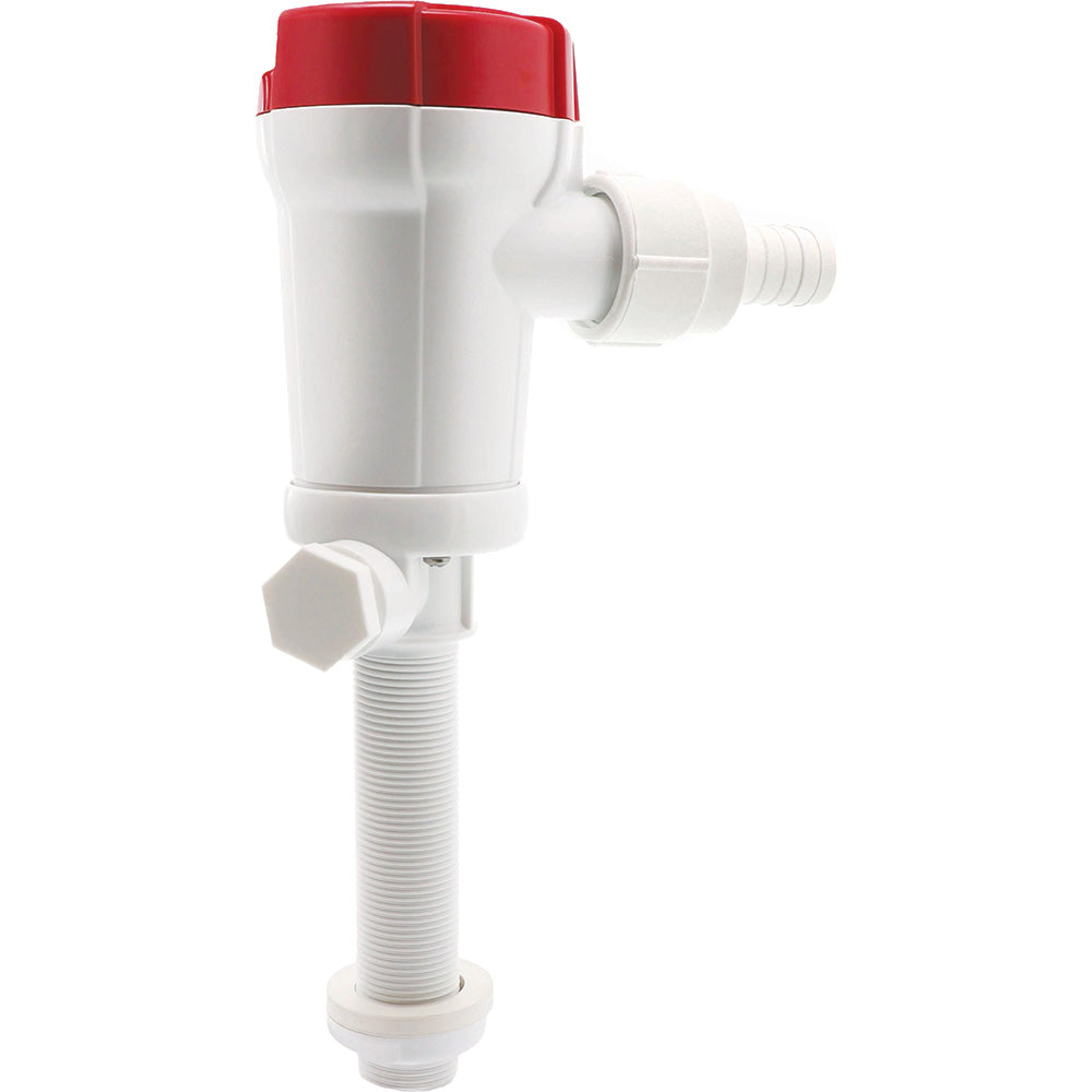 Rule 500 GPH Livewell Pump Straight Thru-Hull Inlet TRAPSKI