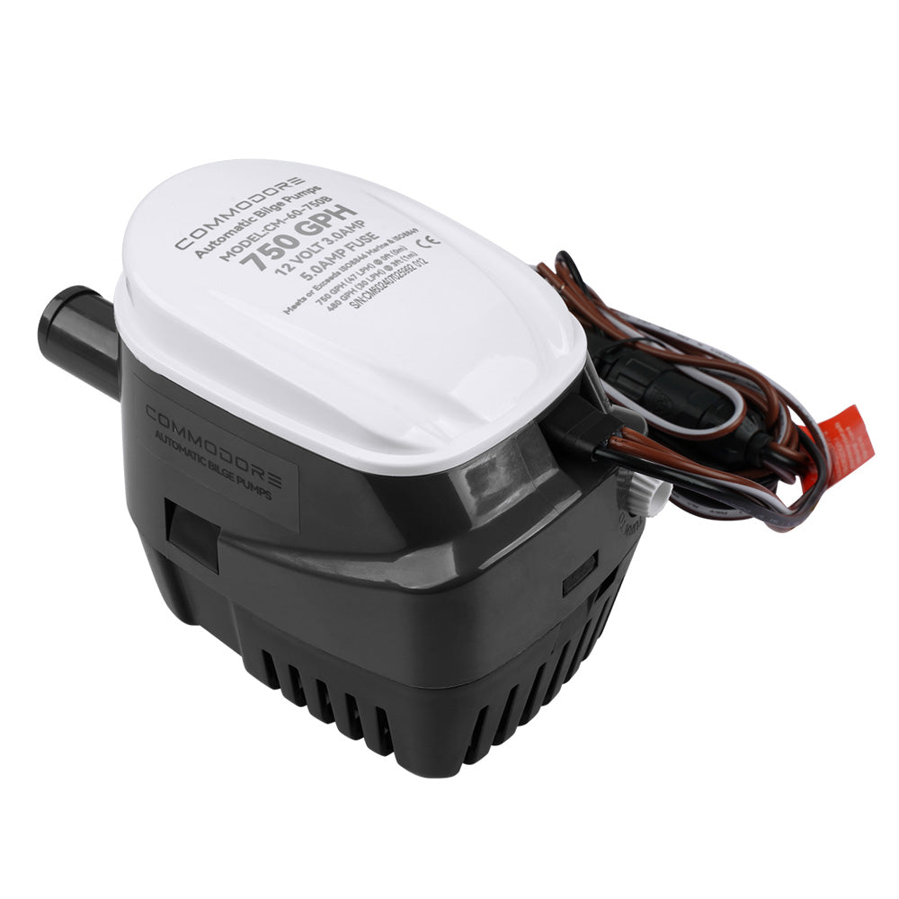 Commodore 750 GPH 60 Series Automatic Bilge Pump - 12V TRAPSKI