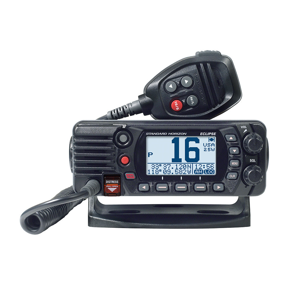 Standard Horizon GX1410GB Eclipse Series 25W Fixed Mount VHF/GPS - Black TRAPSKI