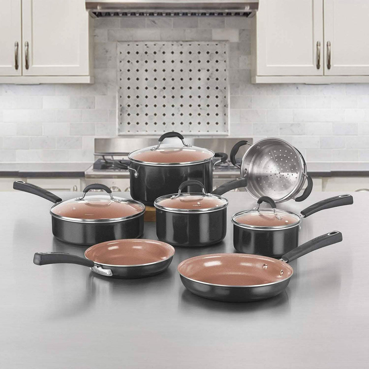 11-Piece Set: Cuisinart Advantage Ceramica XT Cookware Set